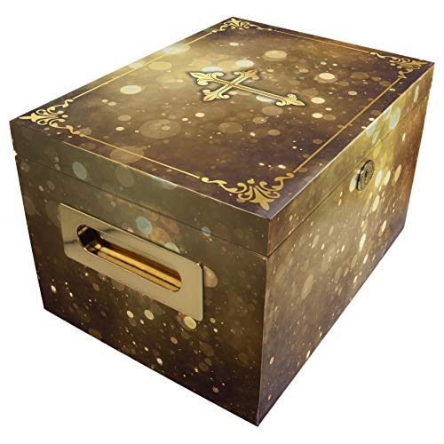 Image of Cross Cremation Urns for Human Ashes Adult Male Chest Urns for Ashes
