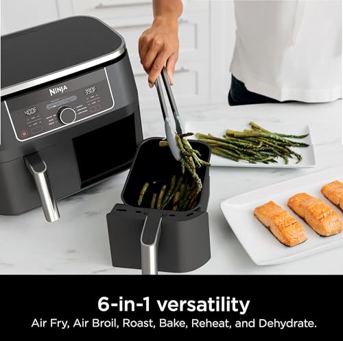 Ninja AD150 Foodi 8 Quart 6-in-1 DualZone Air Fryer