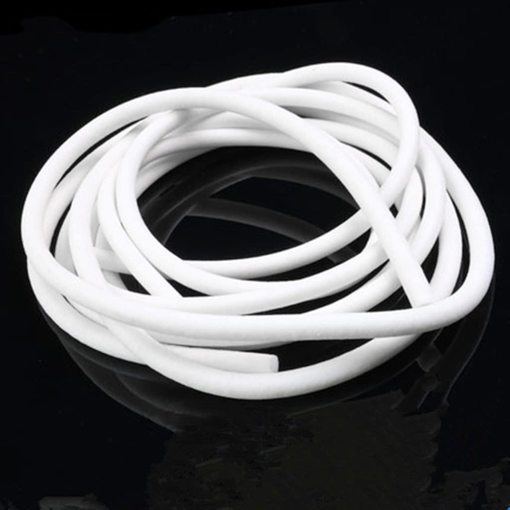 Foamed Silicone Rubber Seal Strip Silicon Sponge Cord Round Solid 1pcs, For Home Improvement Sponge Strip Dia.1/2/3/4/4.5/5/6/7/8/9/10/11/12-30 Sealing Strips ( Color : Round O , Size : Dia. 7mm(10met