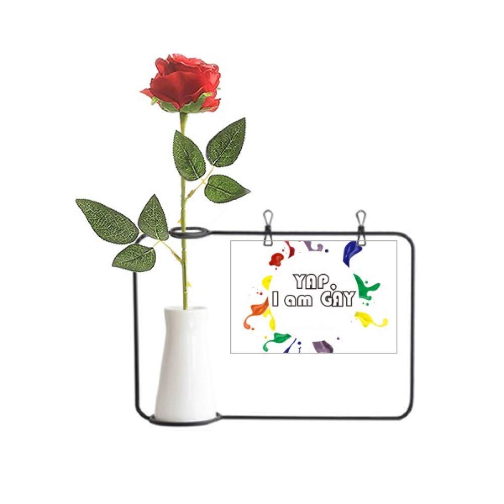 Beauty Gift LGBT drapeau arc-en-ciel en bouteille suspendue pour idée cadeau