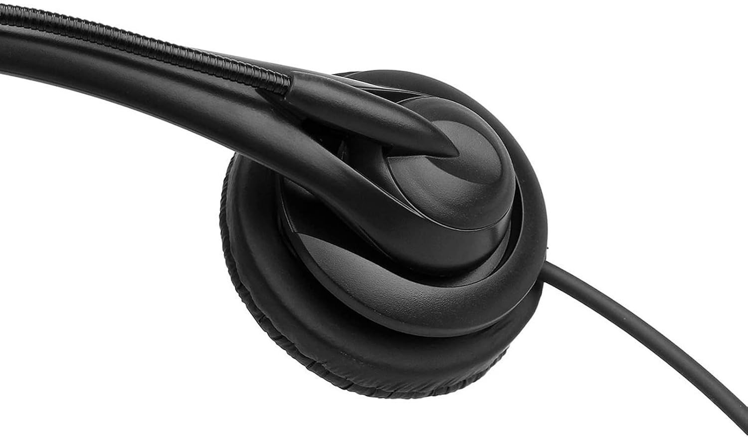 Retevis Overhead Walkie Talkie Headset with Boom Mic, for RT22 RT21 H-777 RT68 RT86, Compatible with Pxton, Baofeng BF-888S/BF-T26, Kenwood Walkie-talkies, 2 Pin Two Way Radio Earpiece(1 Pack)