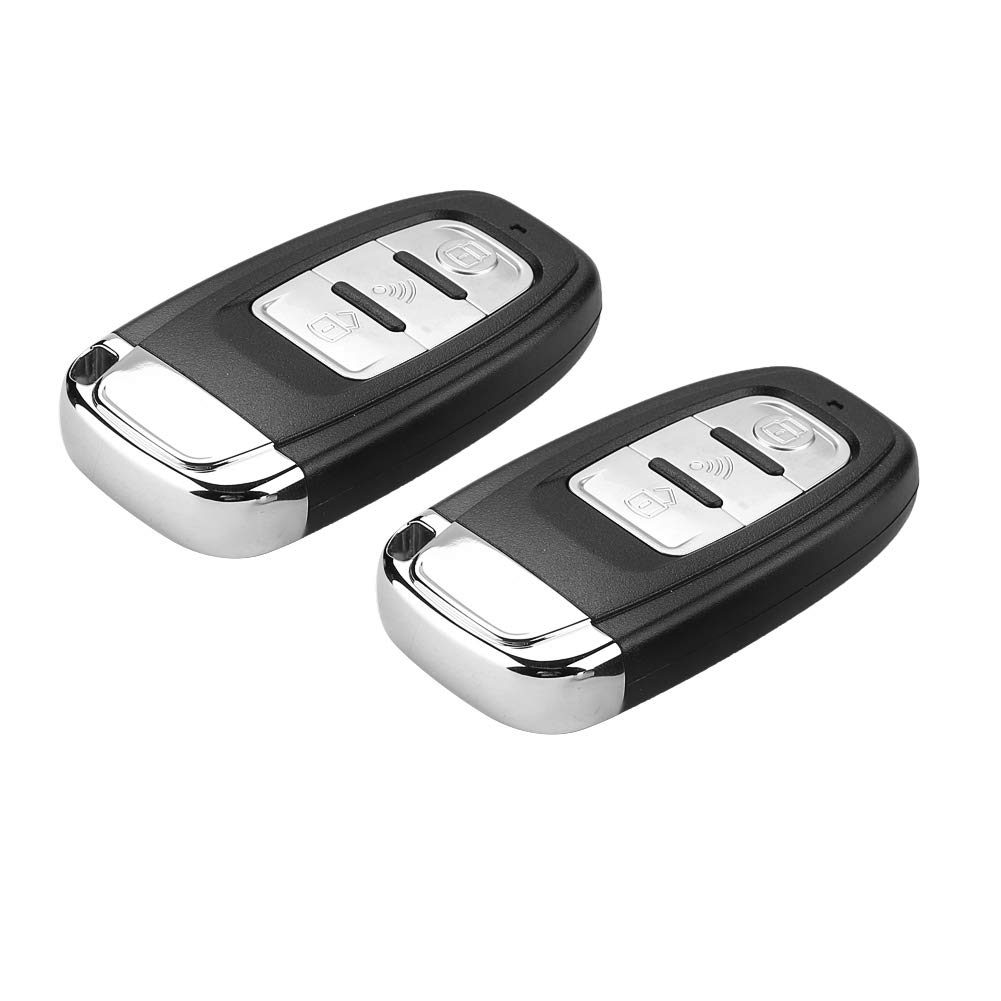 Qiilu Auto Alarm Sicherheitssystem, Universal Auto Alarm System Motor Zündung, Keyless Entry Push Button Remote Starter