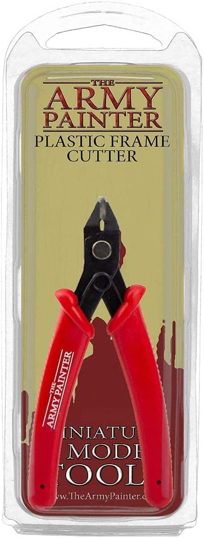 The Army Painter Hobby Tools Plastic Frame Cutter, Stainless Steel Model Flush Cutter, Side Snips, for Plastic Miniatures with Safety Grip Handle, for Miniature Fantasy Tabletop Wargaming