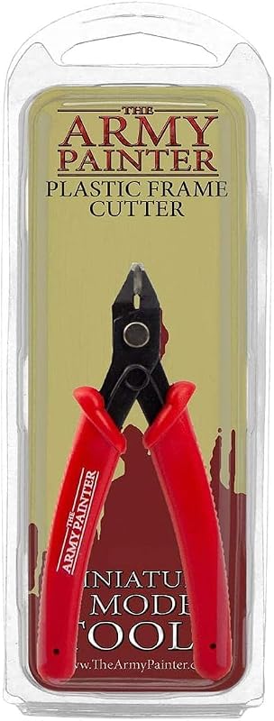The Army Painter Plastic Frame Cutter, Stainless Steel Cutter for Miniature | Model Flush Cutter, Side Snips, for Plastic Miniatures with Safety Grip Handle, for Miniature Fantasy Tabletop Wargaming