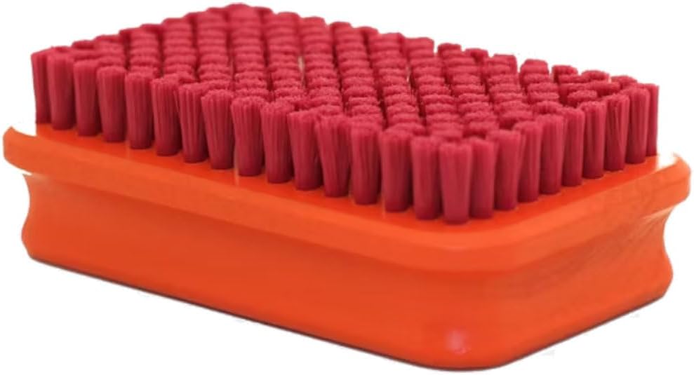 Swix T190B Fine Red Nylon Brush Rectangular for Ski, Snowboard Wax Finishing