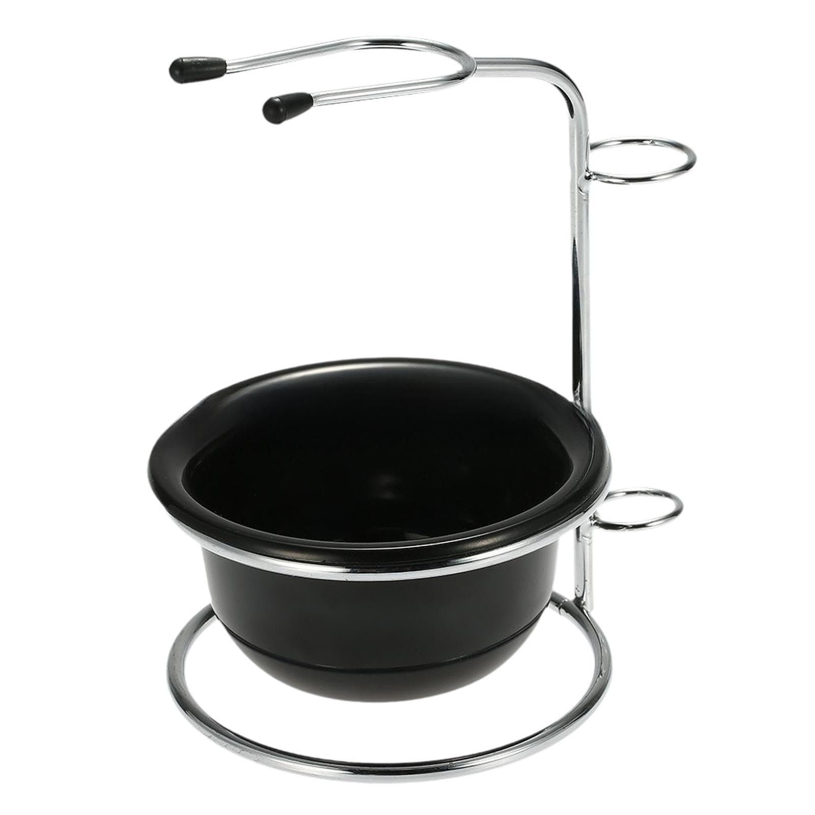 Generic Stainless Steel Shaving Soap Bowl,Metal Soap Mug Bowl,Smooth,Shaving Mug,Shaving Cup for Father,Husband Men Birthday Gift, black