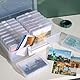 Nicrulp Fotobox Aufbewahrungsbox, Foto Organizer Box, Fotoboxen Zur Aufbewahrung, Fotoaufbewarungsbox, Fotoaufbewahrungsbox, Foto-Organizer aus Kunststoff für Karten, Handwerk, Aufkleber