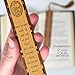 Friends Leave Footprints in Your Heart Quote, Engraved Wooden Bookmark with Tassel - Made in USA - Search B0727VTF4Z for Personalized Version