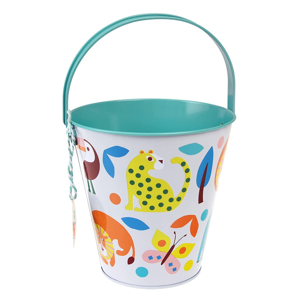 Rex London Children's Wild Wonders Metal Tin Bucket