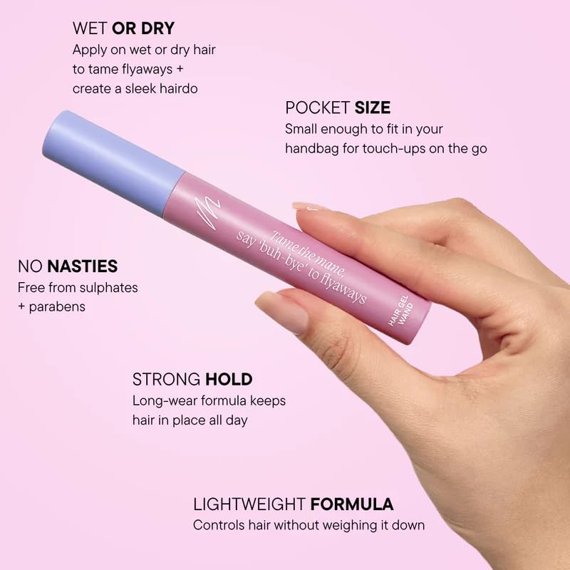 Mermade Hair Fly-Away Kit, Hair Styling Duo, Frizz Control, Smoothing, 15g Gel Wand & 75g Wax Stick - Image 3