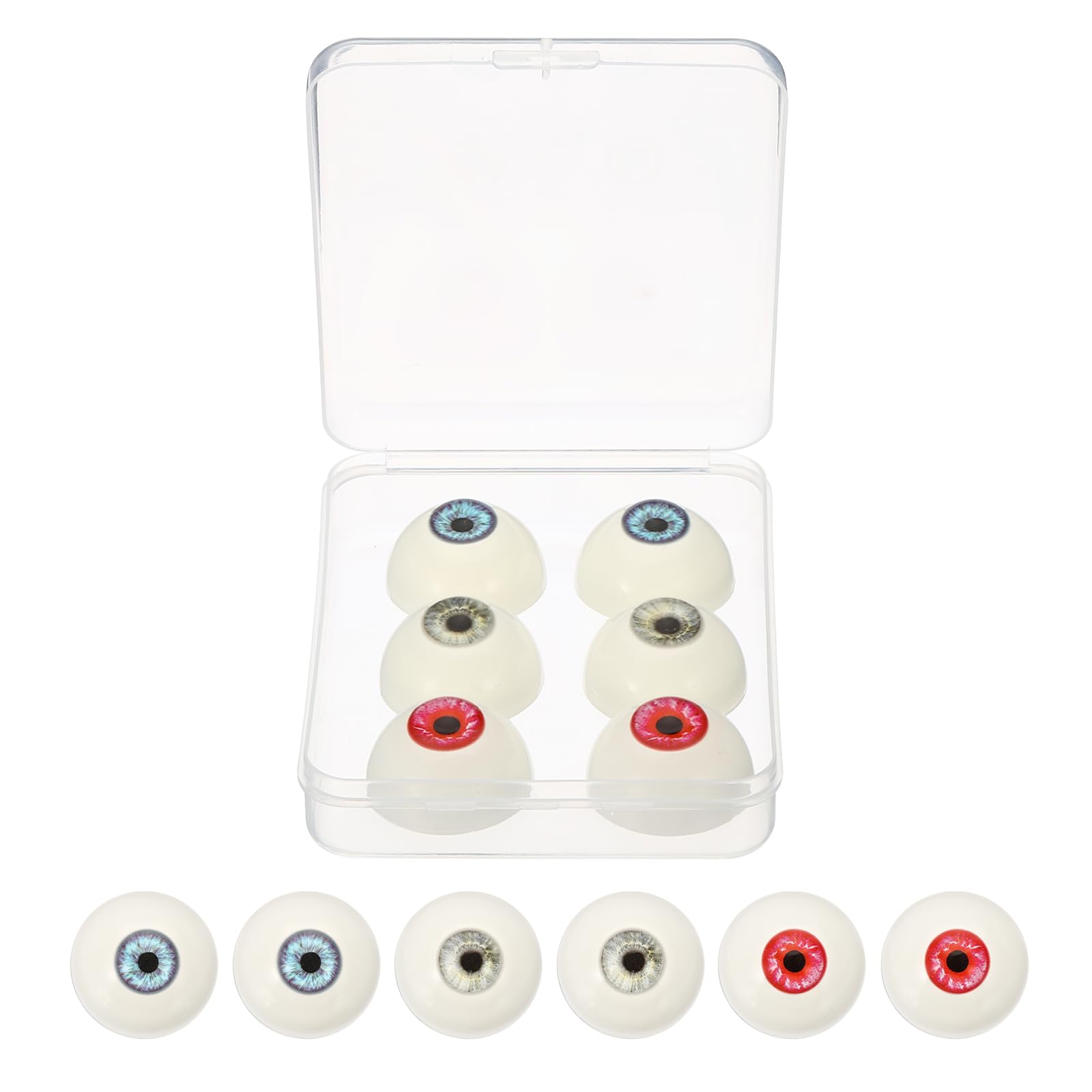 Yeux réalistes Halloween PATIKIL 32mm pour remplacer un regard terne sur vos masques artisanaux