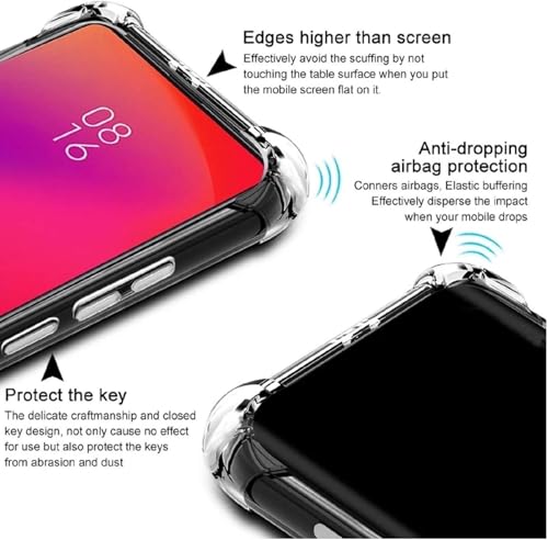 Image of BOXXO Flexible Back Cover for Mi Redmi K20 Pro | Back Cover Transparent Clear Shockproof Case Four Corner Protection | Slim Protective Mobile Phone Cover for Mi Redmi K20 Pro