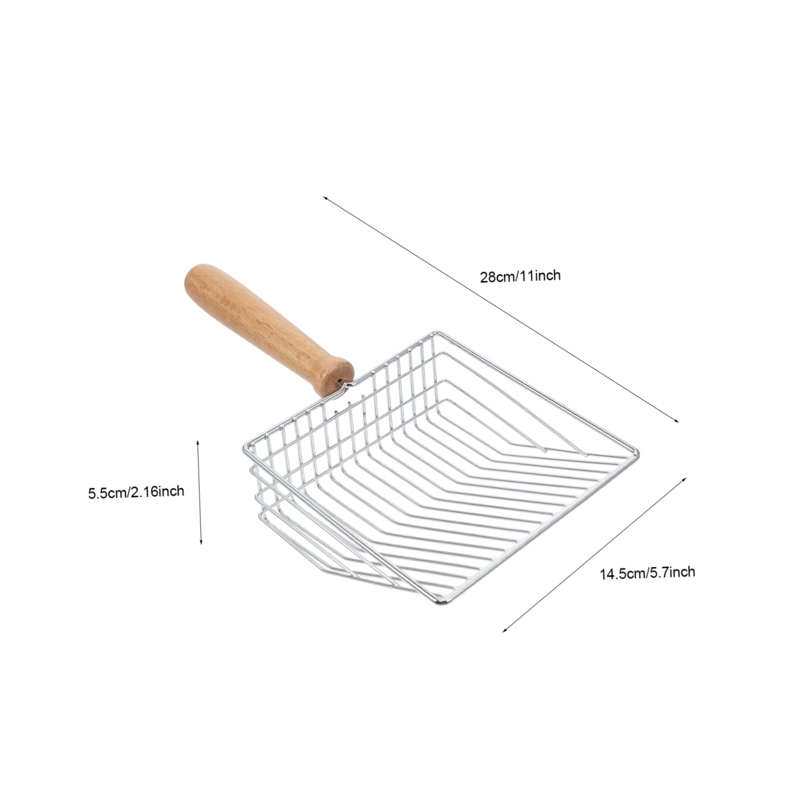 Paletta per lettiera per Gatti, 1 pulitore for Gatti Robusto e Compatto con Impugnatura Antiscivolo, Durevole for l'igiene la Pulizia degli Animali Domestici in casa