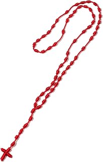Multicolor Woven Cross Necklace Multiple Colors Black Knotted Cord Rope Beads String Cord Necklace for Women Men Party Gifts Jewelry