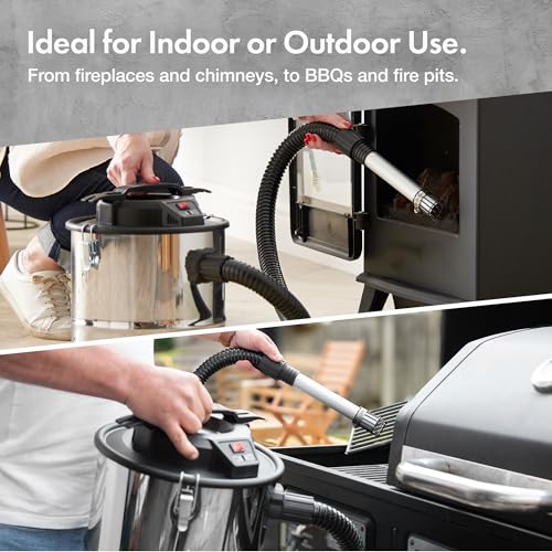 VonHaus 15L Ash Vacuum Cleaner – 1000w Home or Workshop Hoover – Industrial Vacuum Cleaner – Ash Dust Collector w/ 1.25m Hose for Fireplaces, Grills, BBQ’s, Fire Pits, Stoves, Log Burners & Chimineas 5 VonHaus 15L Ash Vacuum Cleaner – 1000w Home or Workshop Hoover – Industrial Vacuum Cleaner – Ash Dust Collector w/ 1.25m Hose for Fireplaces, Grills, BBQ’s, Fire Pits, Stoves, Log Burners & Chimineas - Image 5