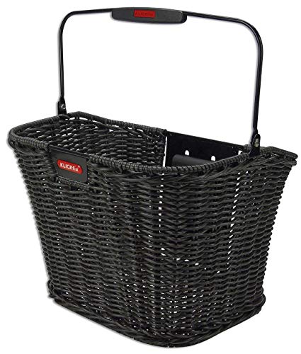 KLICKfix Lenkerkorb Structura Retro, schwarz, 25 x 34 x 27 cm, 0375RS