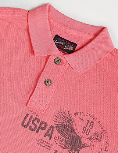 Image of U.S. Polo ASSN. Striped Slim Fit Polo T Shirts for Men - 100% Cotton, Half Sleeves Mens Tshirt