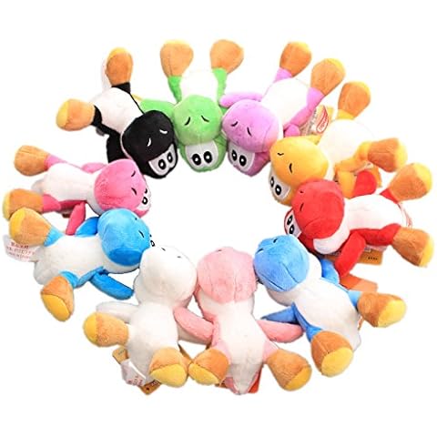 uiuoutoy Dragons Plush 4.7'' Keychain Doll Toy 10 Pieces Set Cover