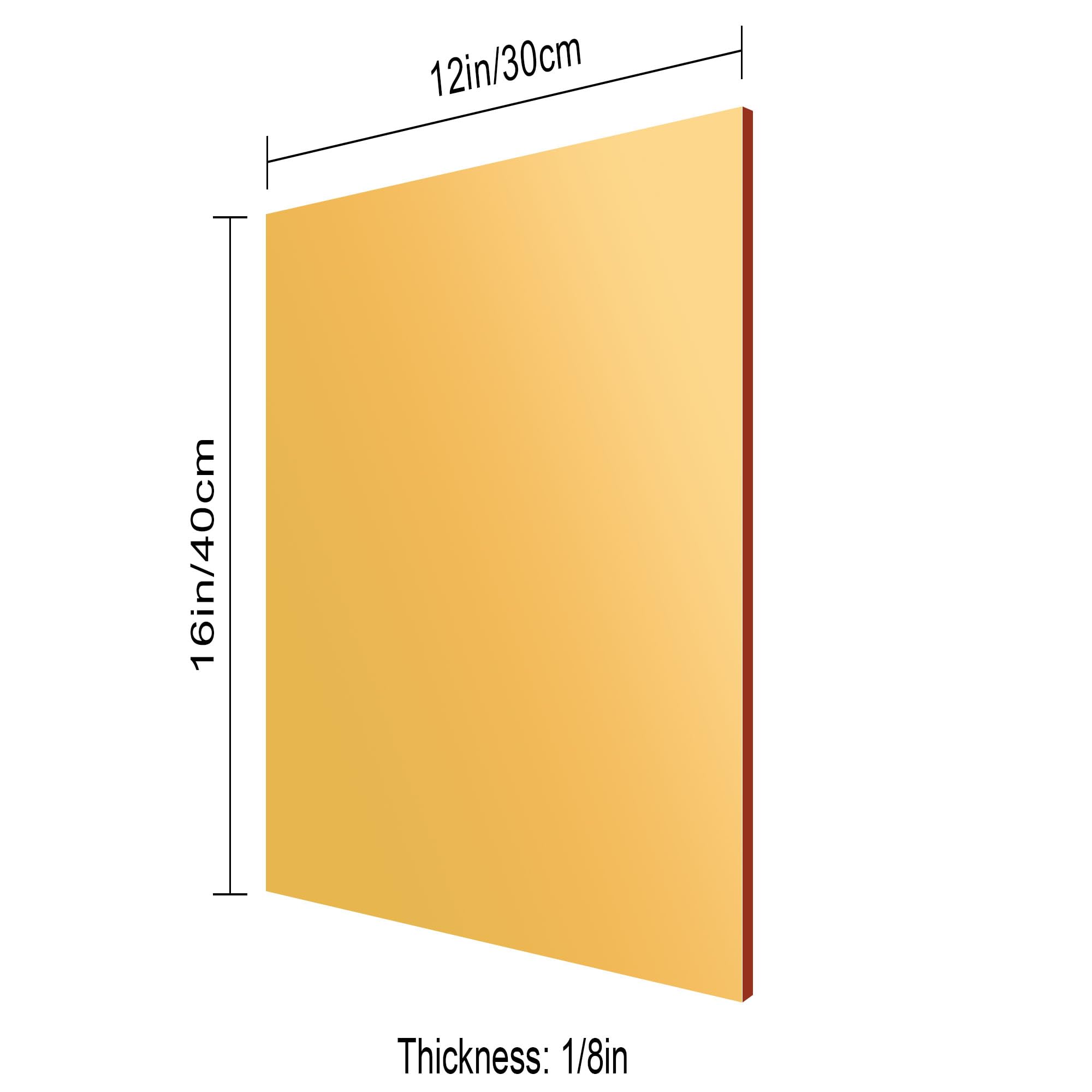 Gold Mirror Acrylic Sheets - Crafting & DIY -6