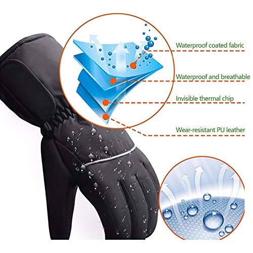 Gants chauffants de moto en textile étanche de haute qualité - 5