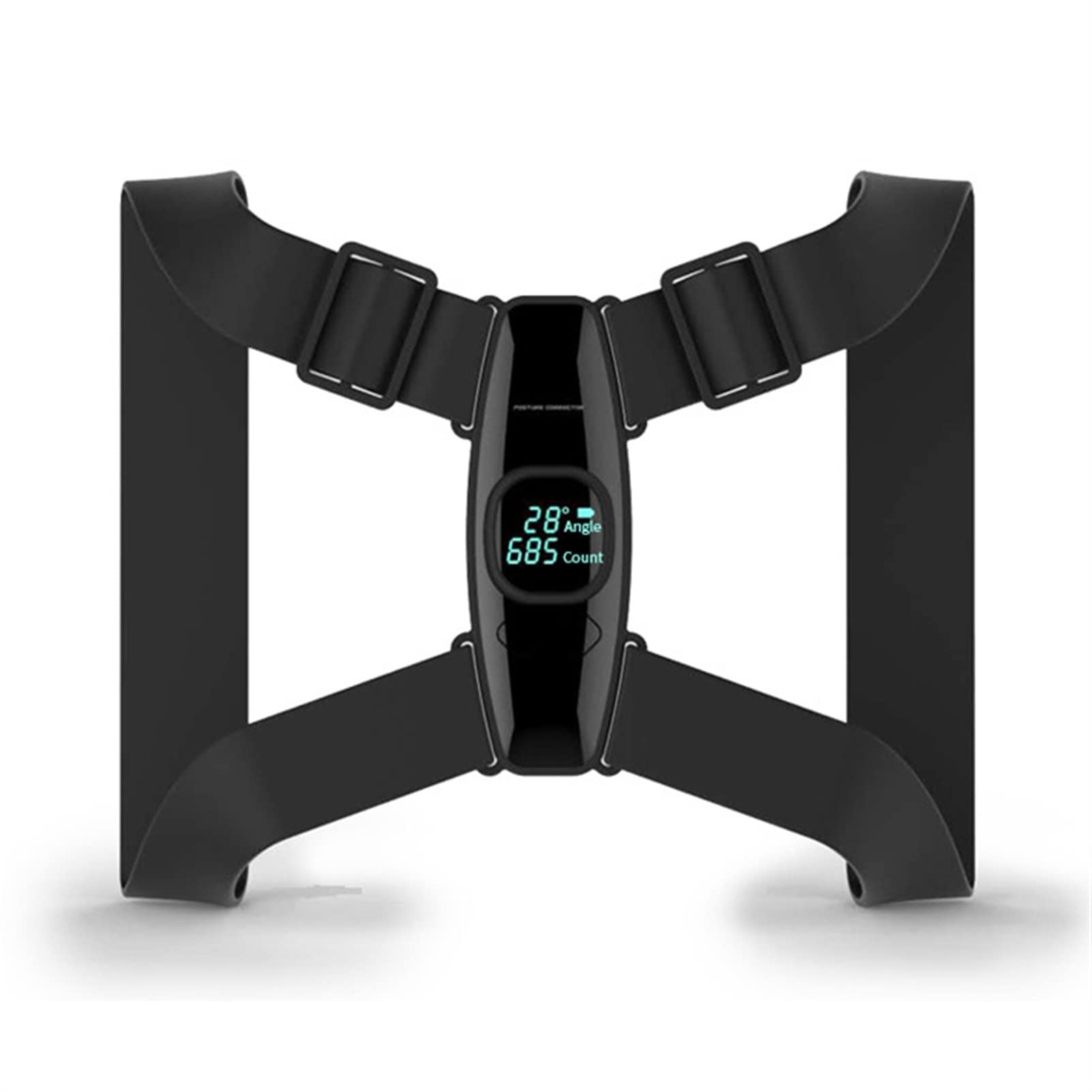 Carga USB LED Sn niños Adultos Soporte de Espalda Inteligente Corrector de Postura de Espalda Sensor de ángulo Inteligente recordatorio de vibración charitable
