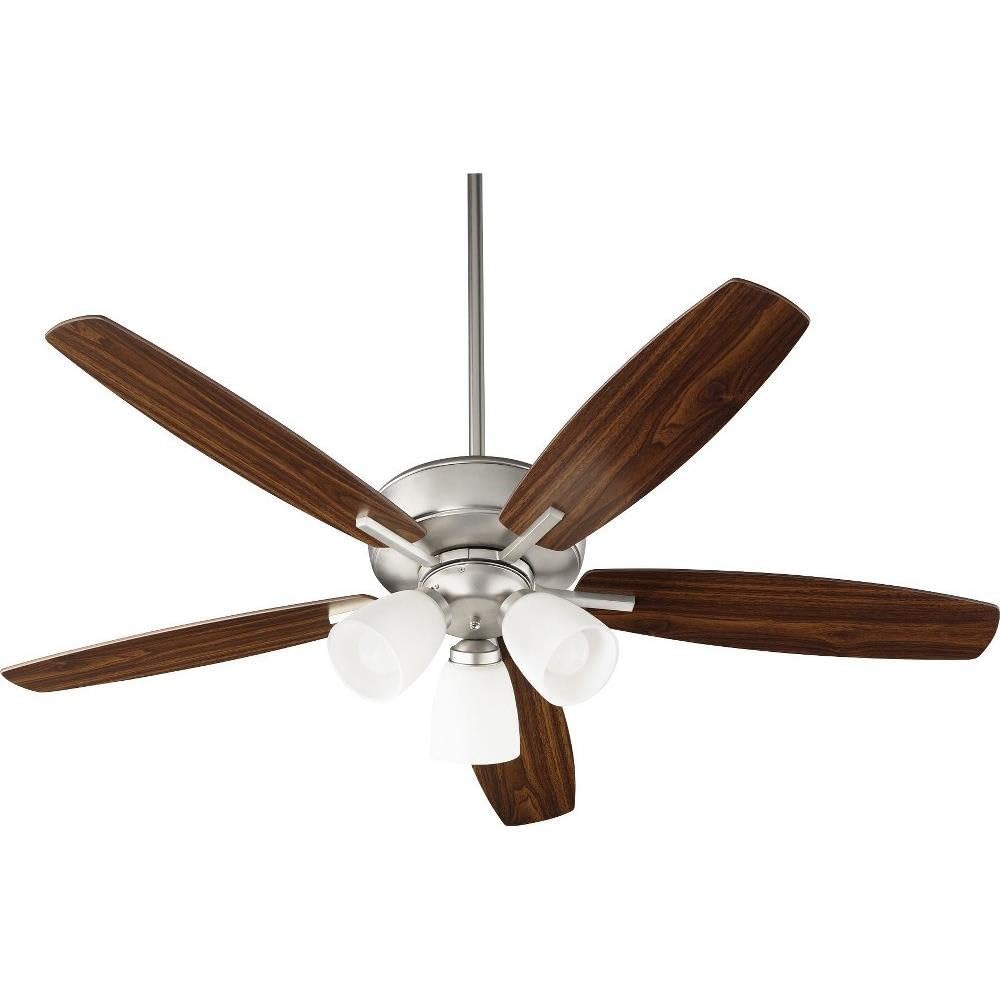 Quorum International Breeze 52″ Satin Nickel Ceiling Fan