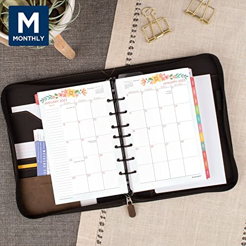 At-A-Glance 2023 Weekly & Monthly Planner Refill, 52122 Day-Timer, 5-1/2" x 8-1/2", Size 4, Desk Size, Monthly Tabs - Image 3