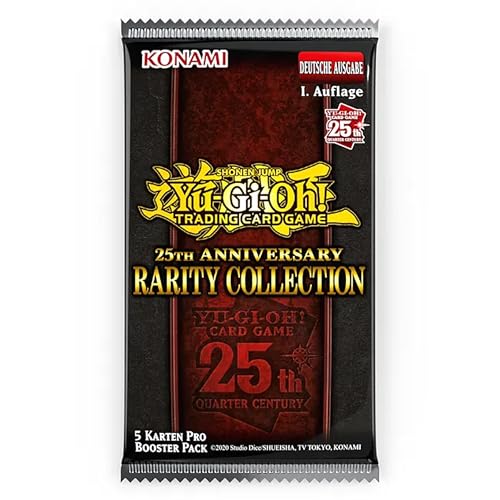 25th Anniversary Rarity Collection Booster Pack (5 Karten) - RA01 - Yugioh - Deutsch - OVP - 1. Auflage - mit RC-Fieldcenter