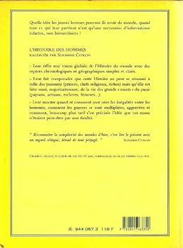 Paperback L'histoire des hommes [French] Book