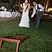 GoSports Wedding Theme Cornhole Bag Set - Includes 4 Black Mr Bags and 4 White Mrs Bags