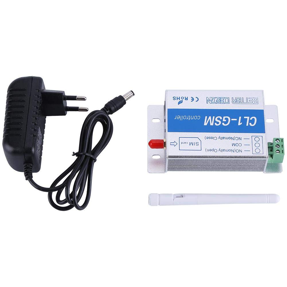 DEWIN Controlador de Acceso gsm,Abridor de Puerta gsm Alarma gsm Sistema de Control de Acceso para Teléfono Móvil Interruptor de Control Remoto CL1-GSM