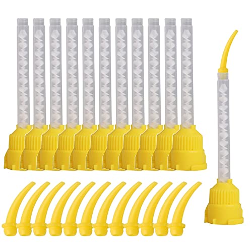 Punte per miscelazione dentale – 100 applicatori intra orali usa e getta per impronte dentali precise e applicazione di materiali