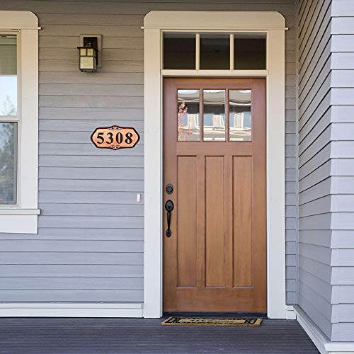 Waahome House Address Plaques Personalized Address Number Signs For House Home Hotel Office,11.8''X 5.9'' #TOP2