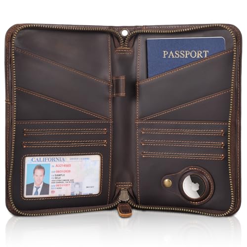 Polare 6-Passport Family Travel Wallet