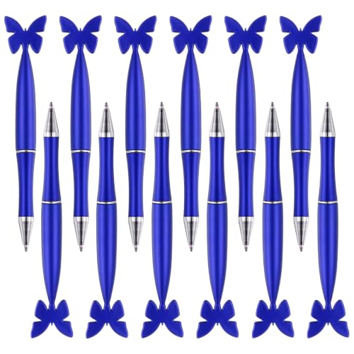 Bolígrafos de mariposa de 1.0mm tinta fluida negra azul que evita borrones al escribir