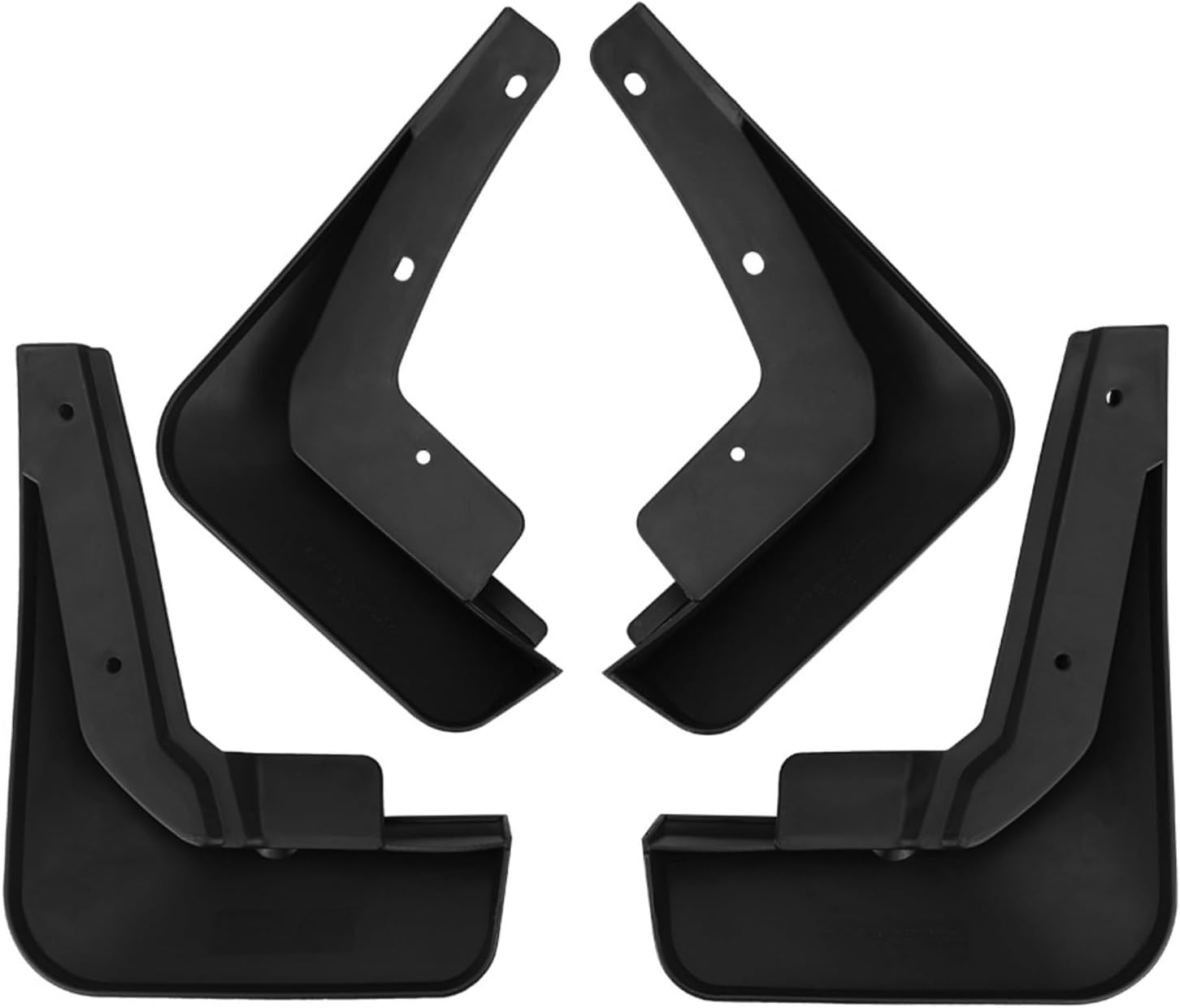 Mud Flaps for Baojun RC-6 2019, No Drill Splash Guards Fenders 4PCS Front Rear Set All-Weather Protection