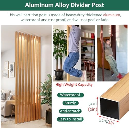 4 6 8 パック ルームスクリーン パーティション コラム、自立型壁