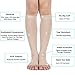 MGANG® 20-30 mmHg Compression Stocking for Men and Women, Medical Compression Socks, Knee High Length, Open Toe, for DVT, Varicose Veins, Relief Shin Splints, Edema, Beige XX-Large