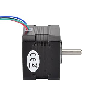 STEPPERONLINE Nema 17 Stepper Motor 26Ncm(36.8oz.in) 12V 0.4A 3D Printer CNC
