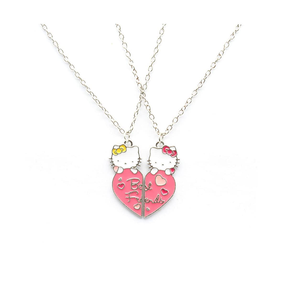 See full amazon price history chart for El Regalo 2 PCs BFF Kitty Cat Necklace for Best Friends- BFF 2 Besties Pink Matching Heart Necklace for Kids/Girls El Regalo 2 PCs BFF Kitty Cat Necklace for Best Friends- BFF 2 Besties Pink Matching Heart Necklace for Kids/Girls (B0BY5HF6F1) Amazon Price History, Amazon Price Tracker