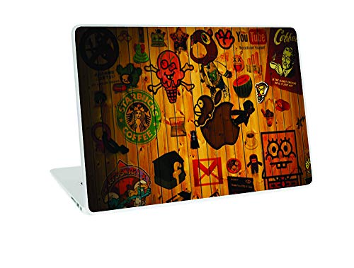 Image of Galaxsia Hipster Vinyl Laptop Skin /Sticker /Cover /Decal Compatible for Any 17 to 17.3 Inches Laptop (Hp /Dell /Sony /Acer /Lenovo /Asus. Etc) Or Notebook.