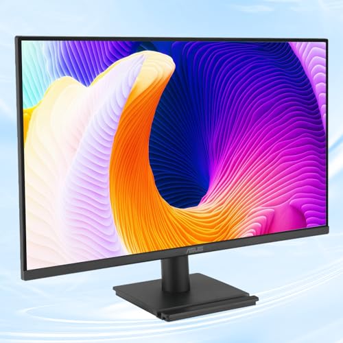 Image of ASUS 27 inch FHD IPS Gaming Monitor, 120Hz, 1ms MPRT, Adaptive-Sync, 99% sRGB, Eye Care, Frameless, HDMI, VGA, Low Blue Light, Flicker Free, Wall Mountable, Tilt Adjustment, for Business and Gaming, Black