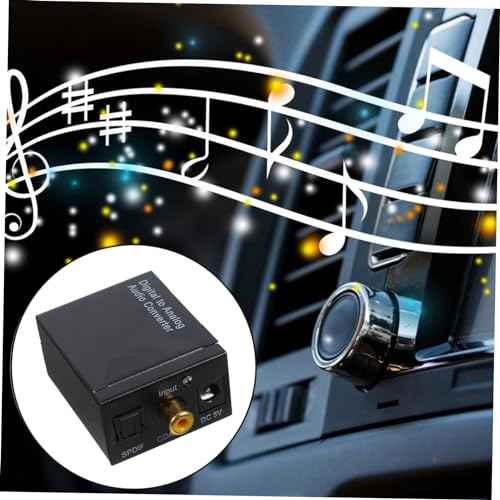 Convertidor de analógicas para conectar sonido de televisión antigua con cable óptico USB 5