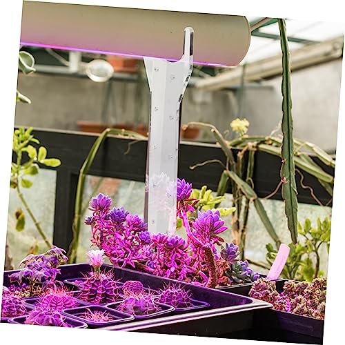 Support vertical pour lampe horticole acrylique transparent premium et stable