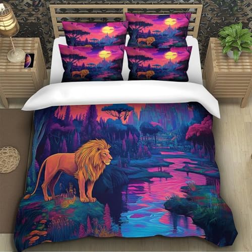 Housse de couette 3D hypoallergénique et légère en microfibre douce - 5