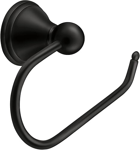 Moen Preston DN8408BL Soporte para papel, negro mate