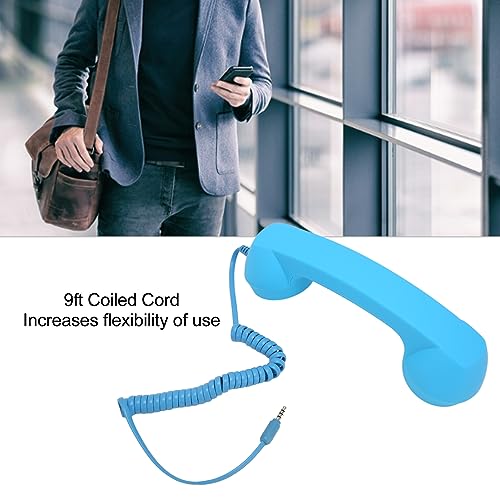 Combiné téléphonique filaire rétro réglable pour prise 3.5mm