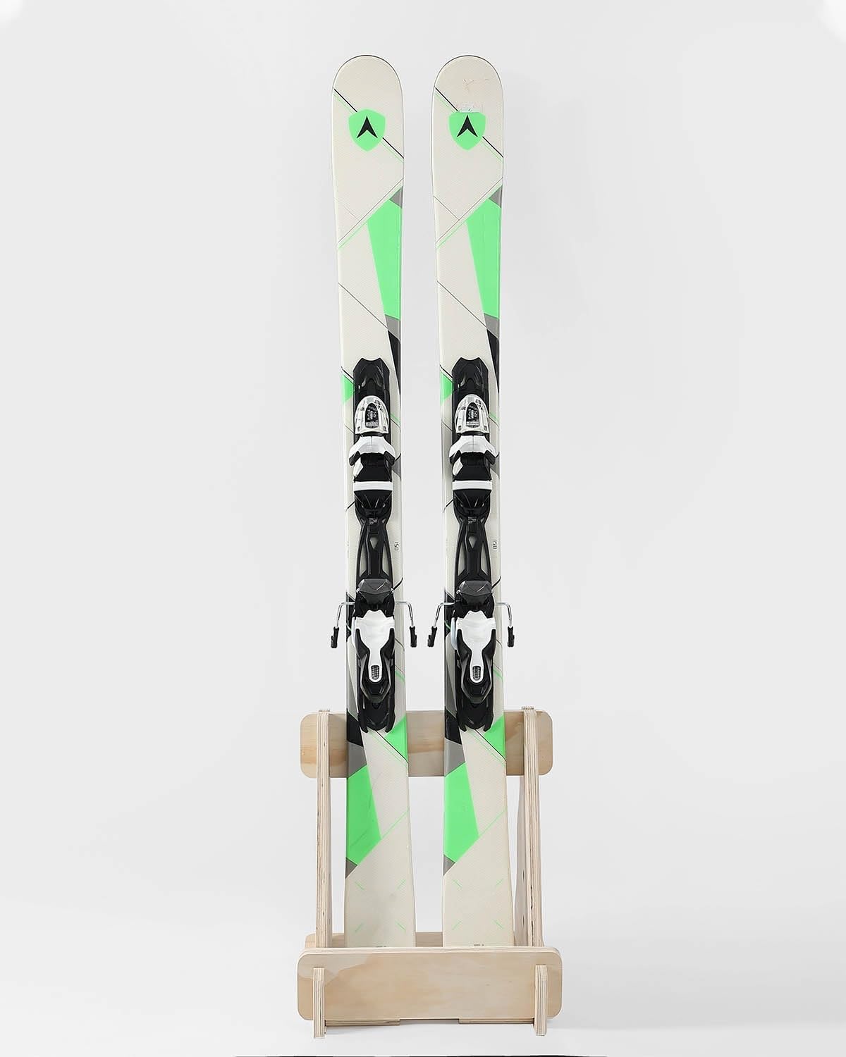 Heavy Duty Ski Rack - Sturdy Freestanding Snowboard & Gear Organizer for Garage & Outdoor - Compact Storage Solution for Skis, Snowboards, and Boots - Durable & Space-Saving Design