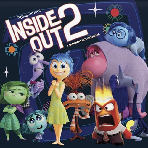 2025 Disney Inside Out 2 Wall Calendar