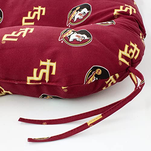 Image of College Covers Everything Comfy Florida State Seminoles Indoor Outdoor Settee Loveseat Bench Cushions
